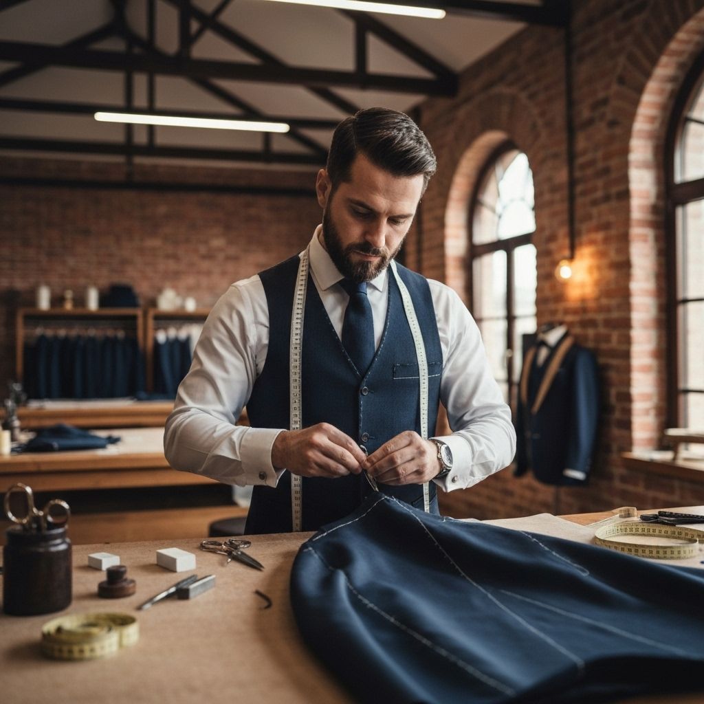 Master tailor at work